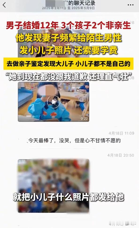 3个孩子2个非亲生妻子曾两次偷偷打胎，这件事发生在山东青岛，结婚12年，和妻子生