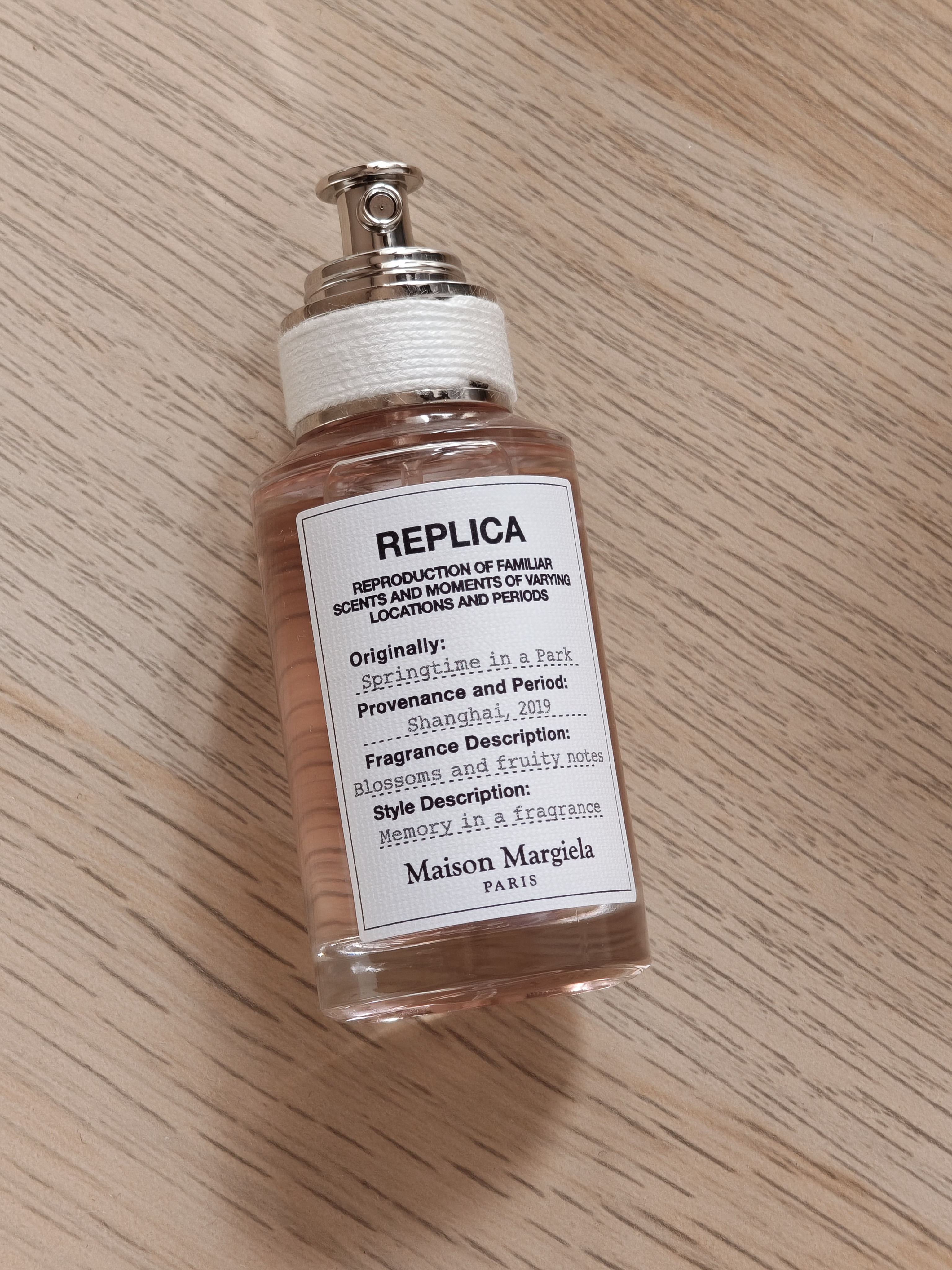 马吉拉的香水还是很不错的，刚买了瓶『春日公园』，很好闻