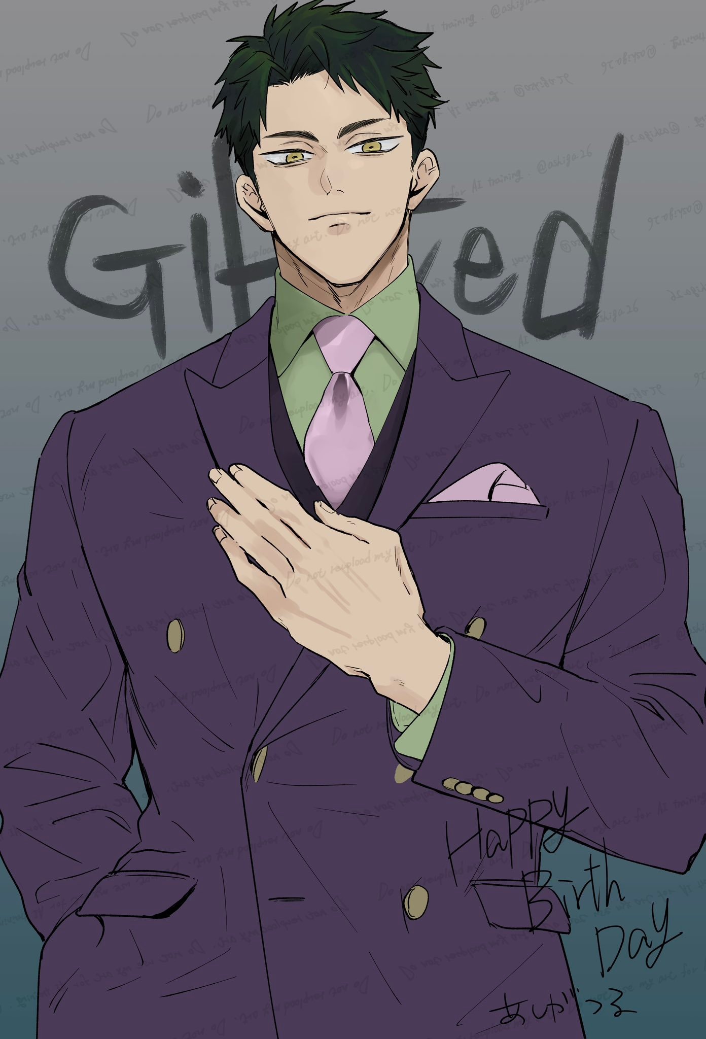 排球少年动漫仲夏狂欢季 这个老师绘制的牛总好帅哇.绘：ashiga26暑期片单交