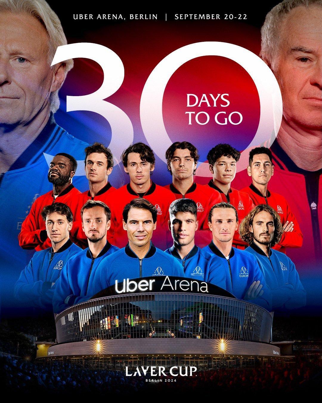 距离2024拉沃尔杯开战还有一个月的时间，欧洲队和世界队都已经公布了完整的参赛名