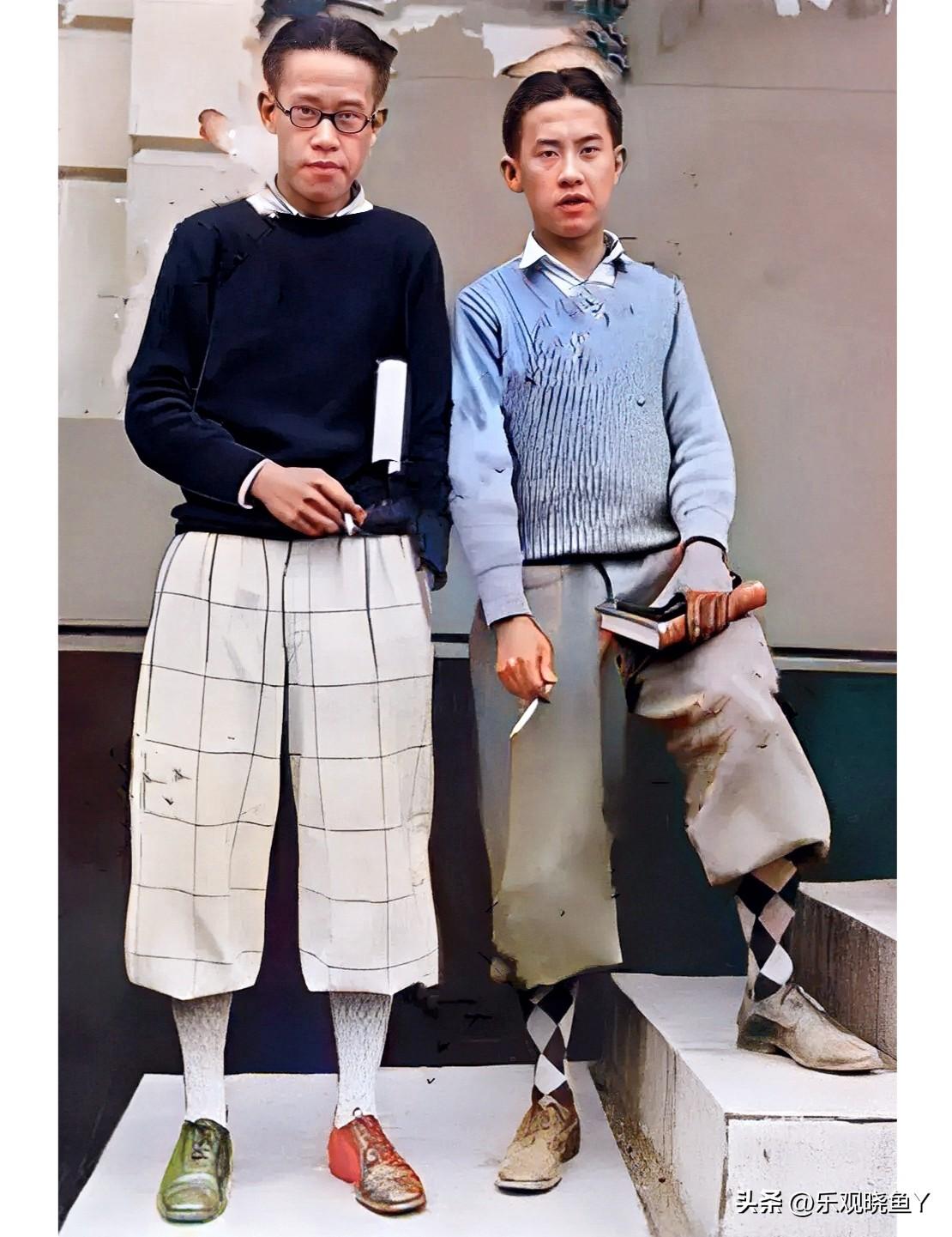 这才是1926年兄弟二人在哈佛大学留学时的真实样貌，这可不是电视剧里的演员，也并