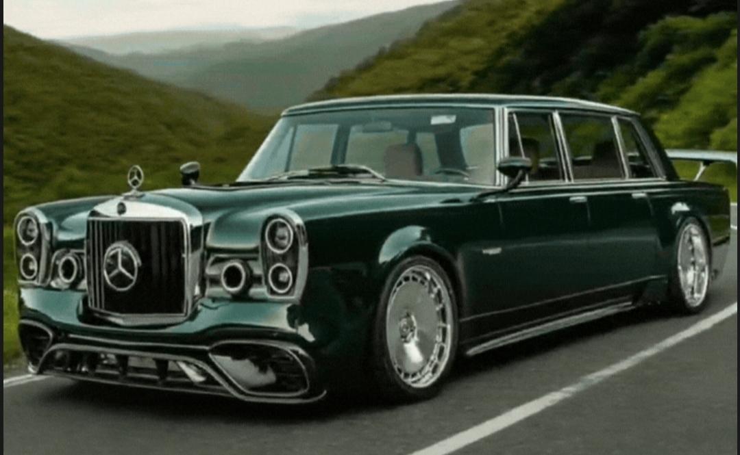 SEMA展场：1971奔驰600被塞1000马力AMG混动SEMA展上S-Klu