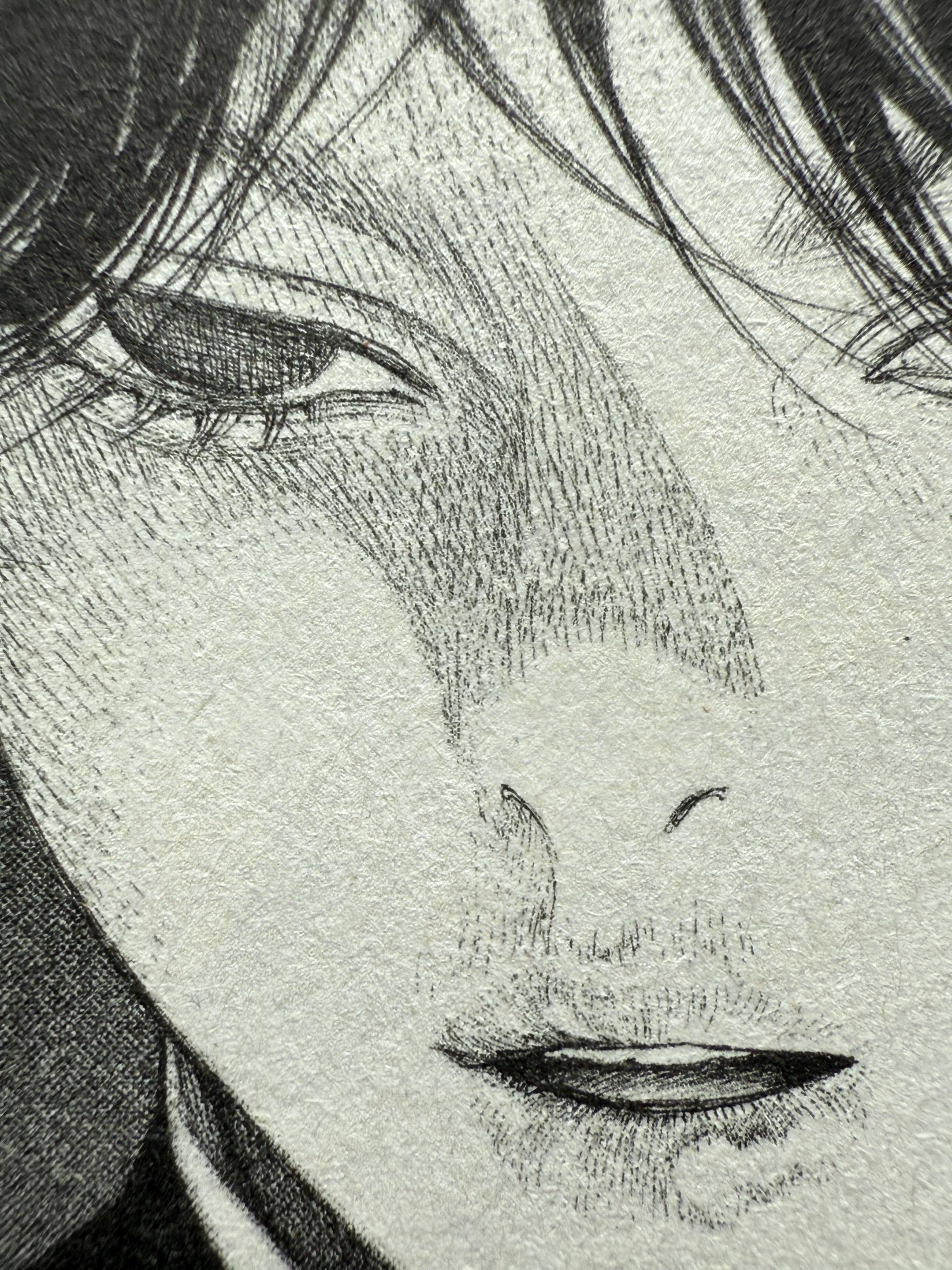 漫画中的光影表现。坂本真一用线对光影的概括漫画家