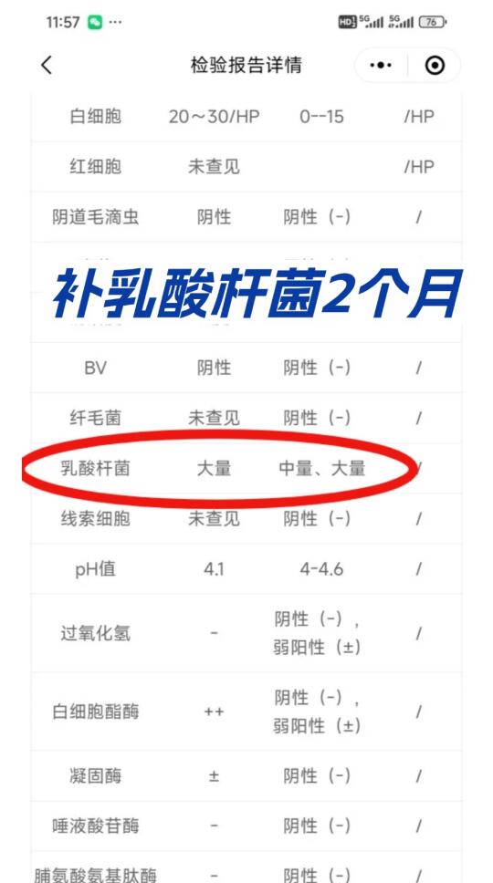 外阴痒，补乳酸杆菌2个月