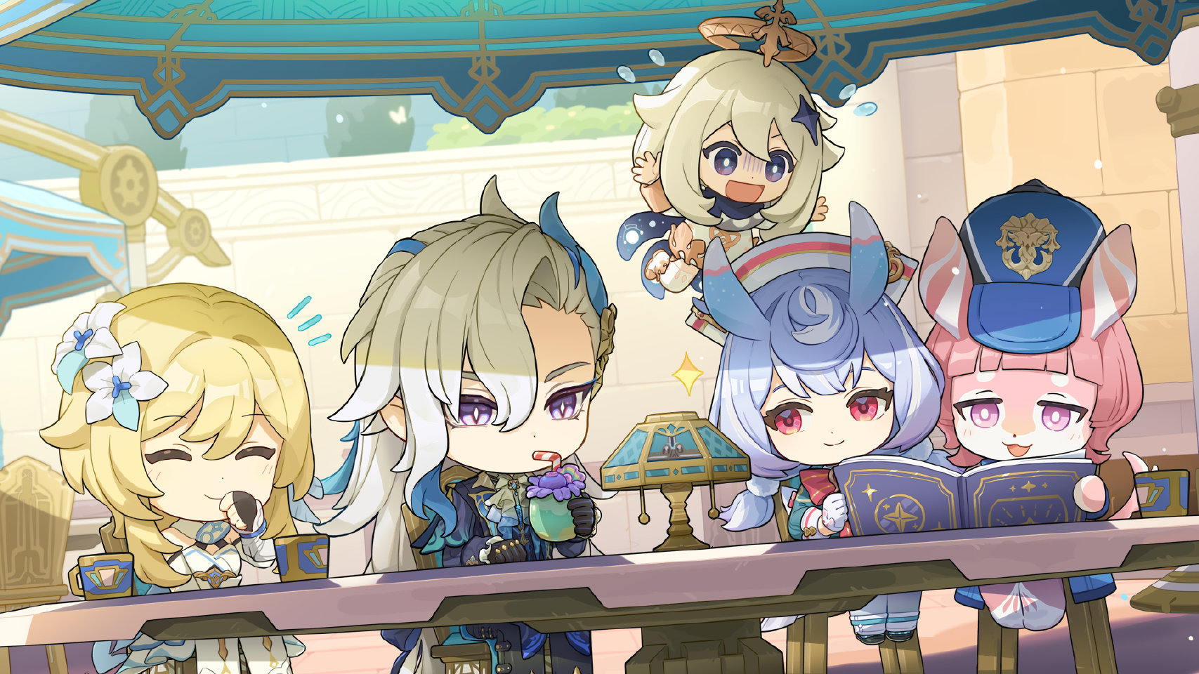 #原神4.2版本##高玩解读##原神# 米游社【留影叙佳期】那维莱特生日Q版贺图