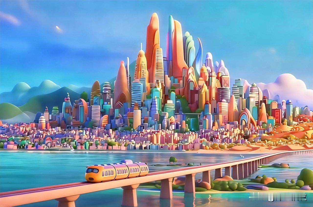 看疯狂动物城在现实中的原型：
成都，广州。

跨江大桥连接两岸，
仿佛，
一脚能