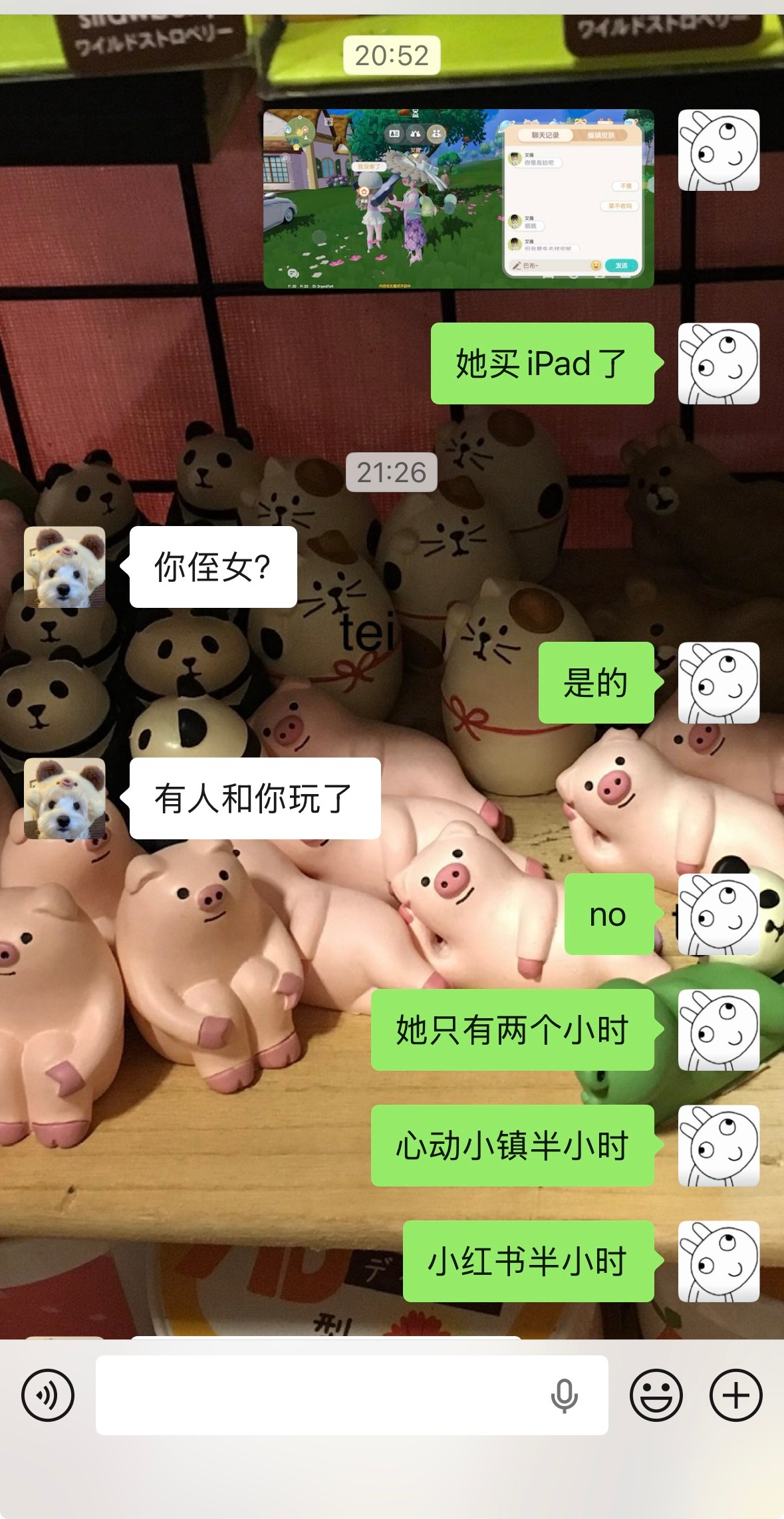 好消息 旧的搭子退游后 又有新的了 坏消息一天只能玩半小时