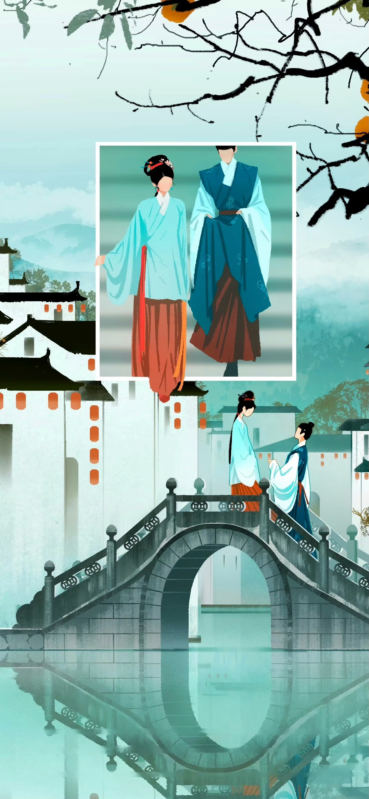 壁纸 古风插画壁纸分享｜意境唯美｜cr：呼葱觅蒜 