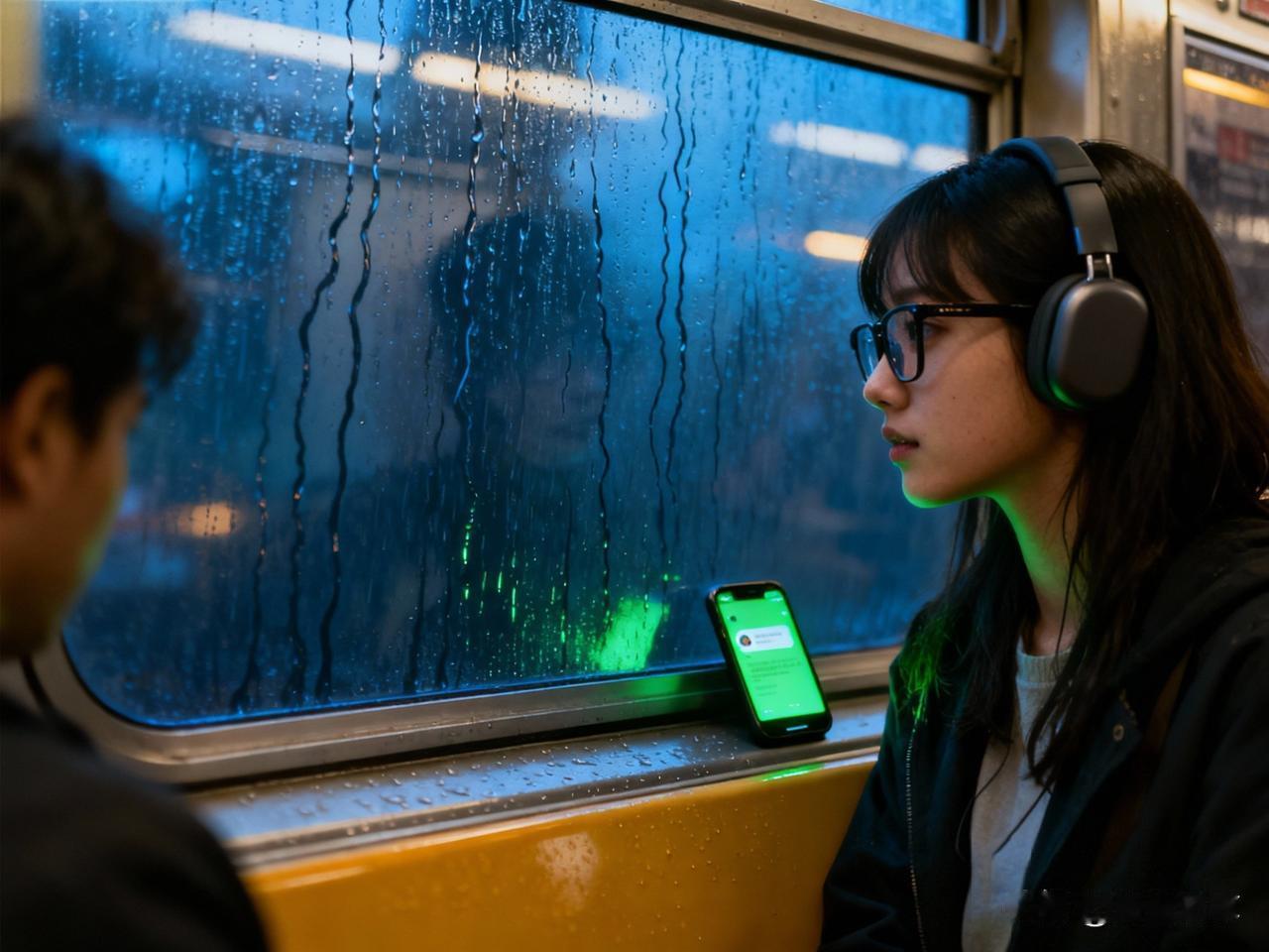 就像坐在窗边看雨，不催它停，不怨它湿了鞋，只是静静听着滴答声，看水珠顺着玻璃往下