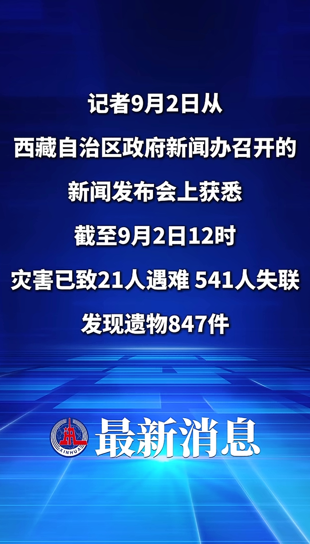 已至21人遇难，541人失联[蜡烛][蜡烛][蜡烛]吉隆泥石流灾区发现遗物847