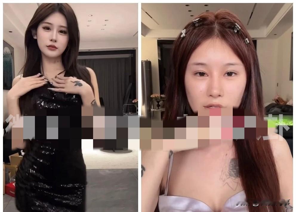 ks女网红整容失败下巴歪，判若两人！

          ks女网红“韩靖格”