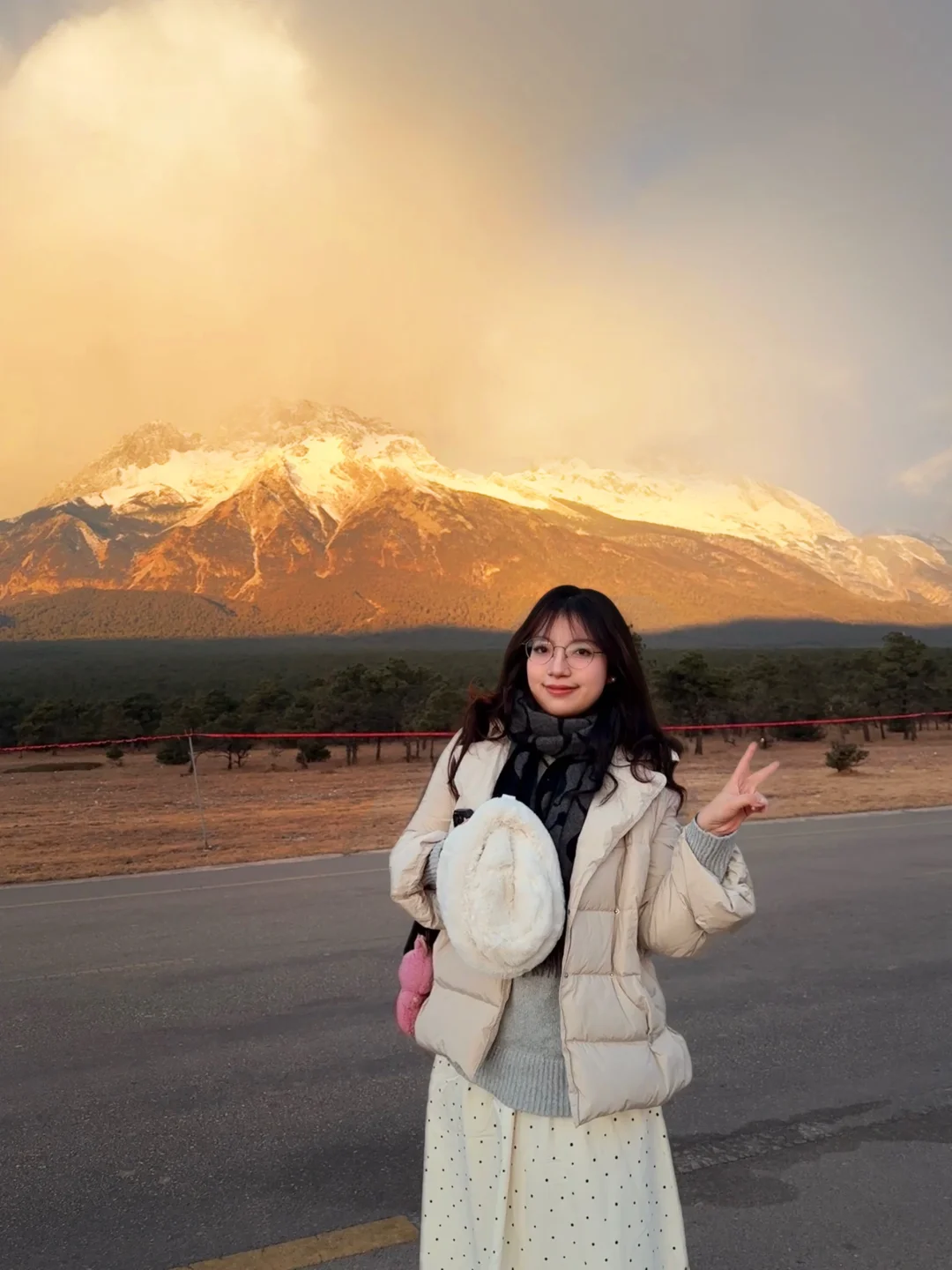 1月14🌞日照金山看了‼️