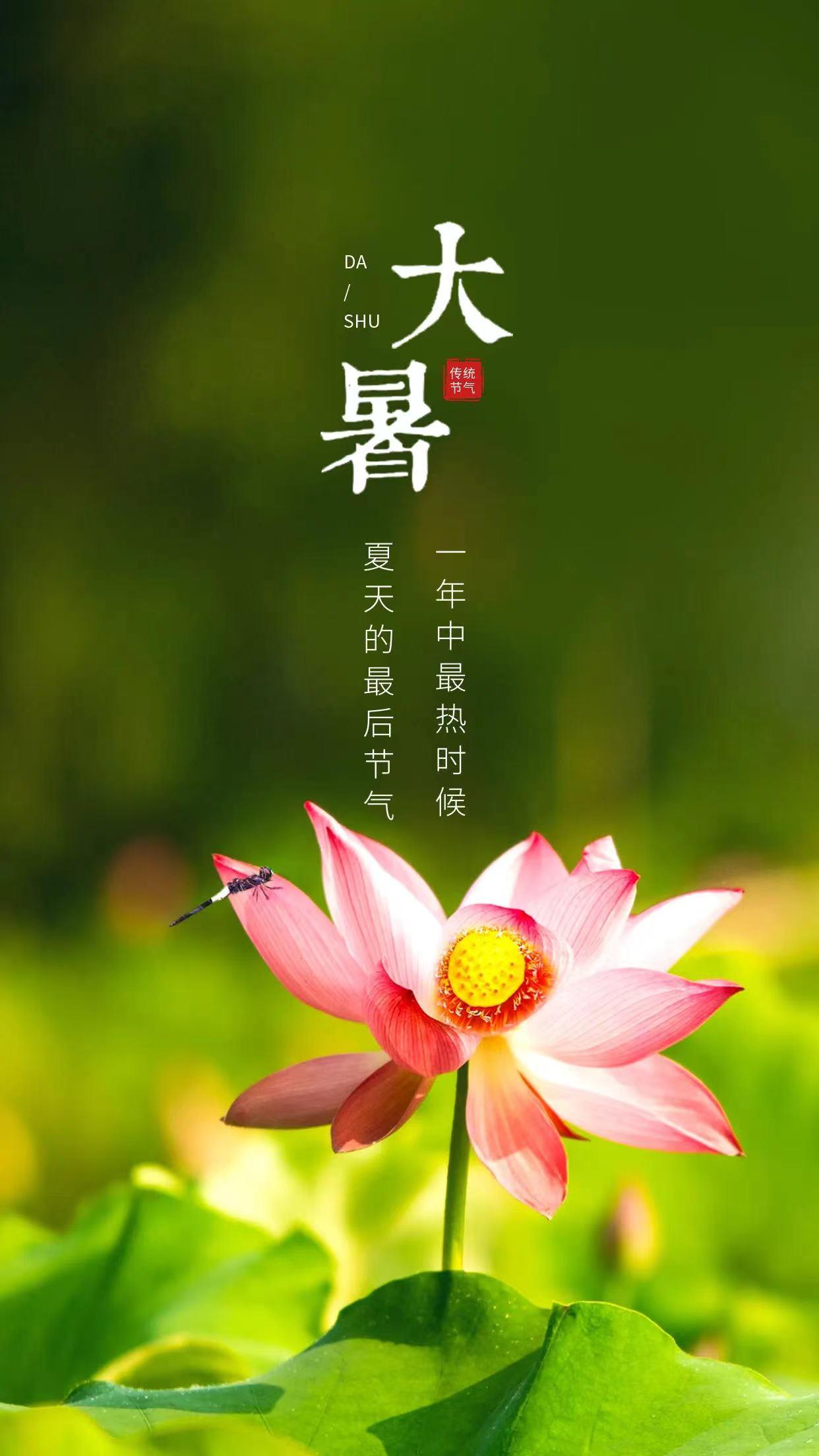 恭候大暑节气
今天是公元2024年7月22日，农历六月十七日，星期一，新的一天开
