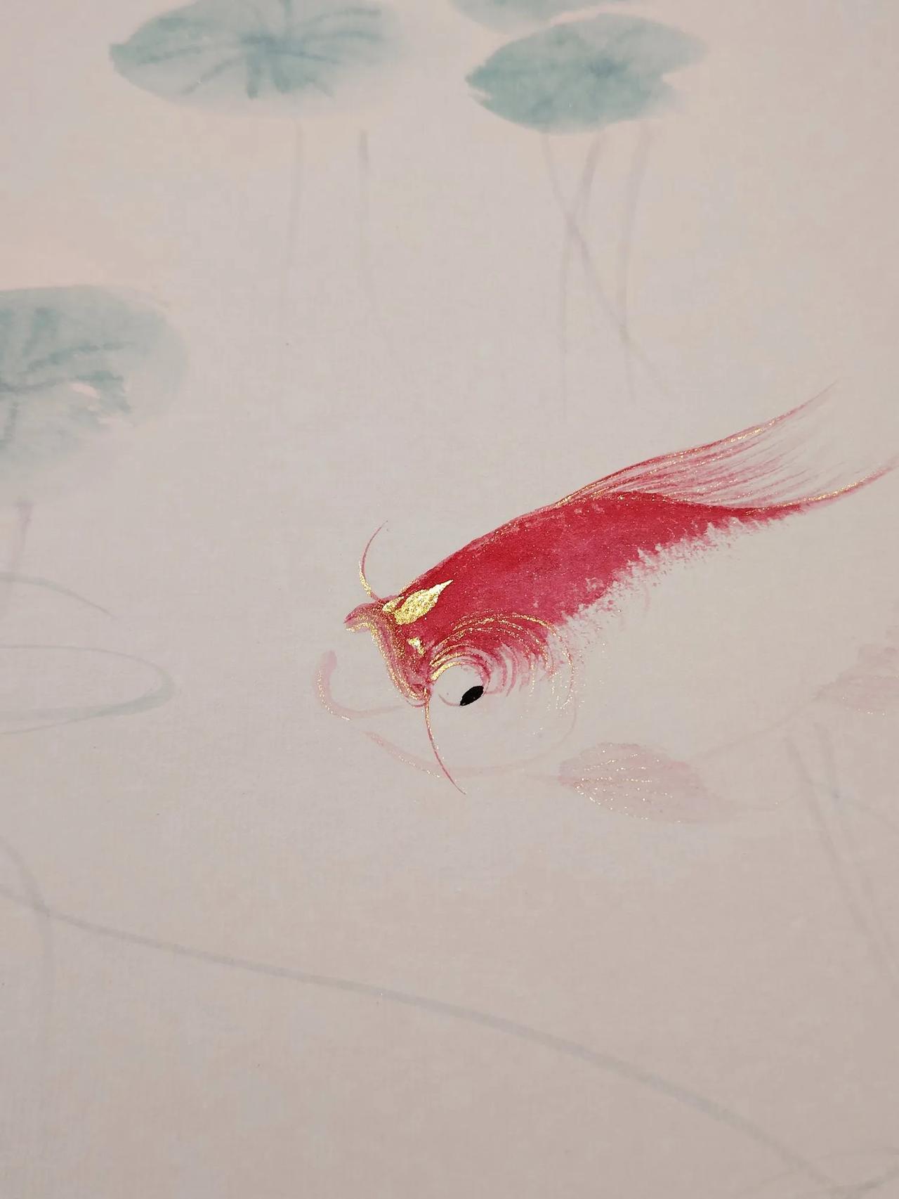 步步莲花生原创国画分享 杭州非子鱼 非子鱼 @非子画鱼 @国画雅集 @极目新闻 