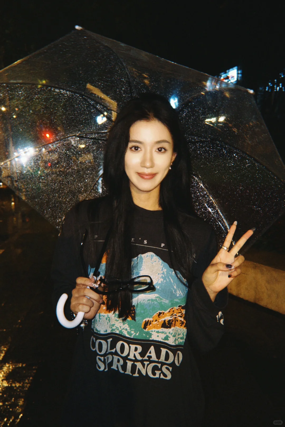 下雨的夜晚好治愈☔️