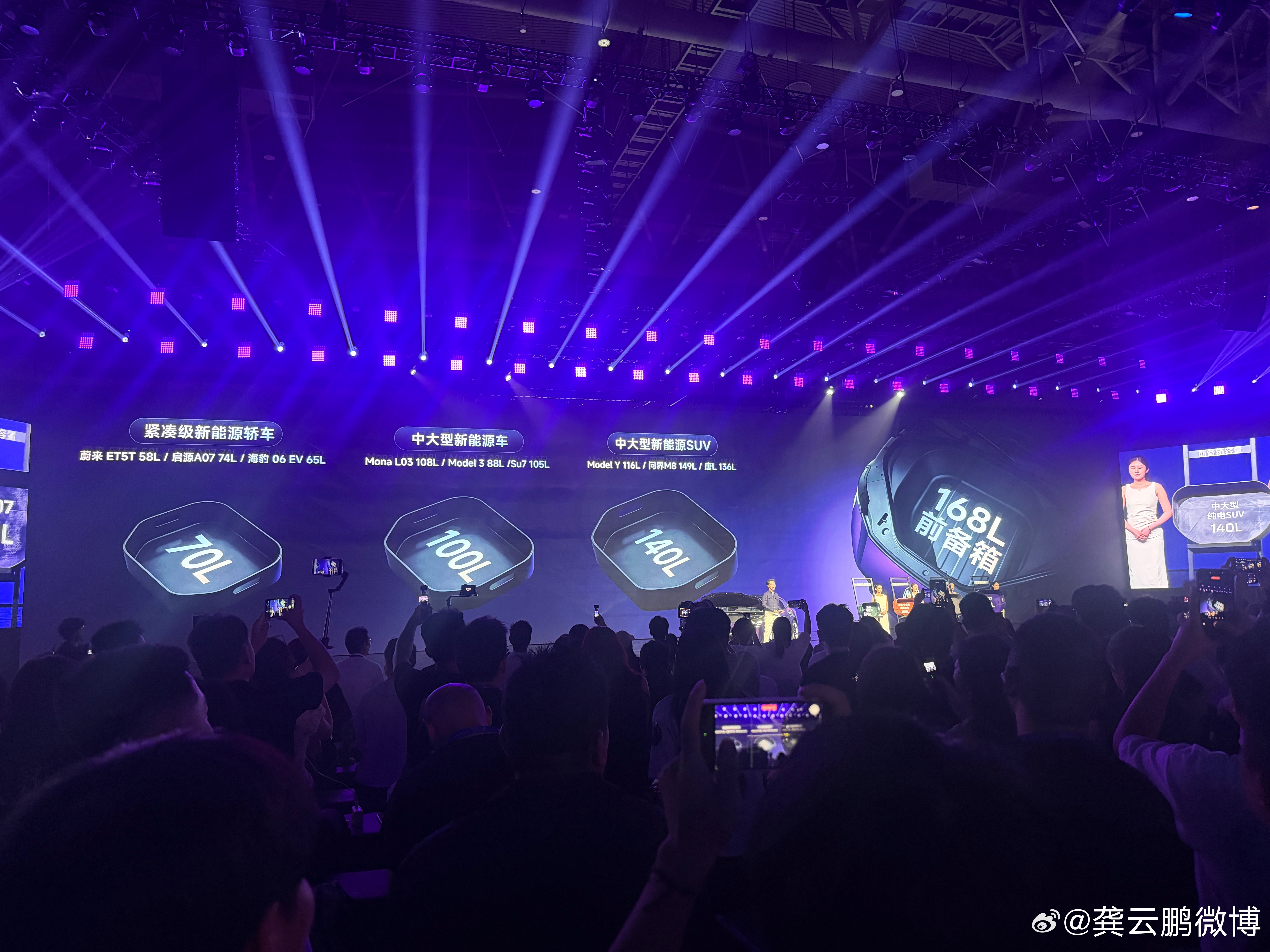 MG推出 全球最大的前备箱！ 现场套娃对比演示 MG07价格中国技术视频看哭MG