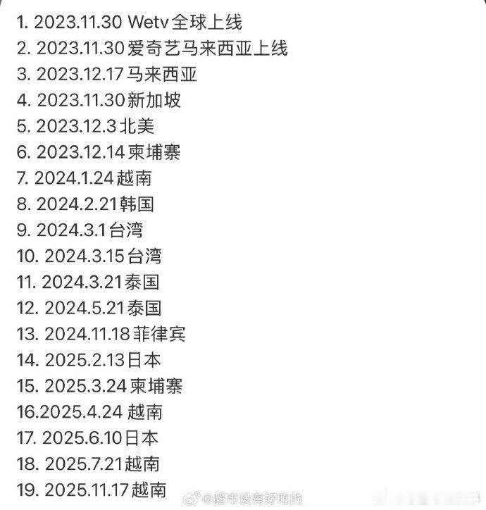 19次海外绽放！《很想很想你》再登越南VTV9，2年时间走遍海外荧屏，檀健次的国