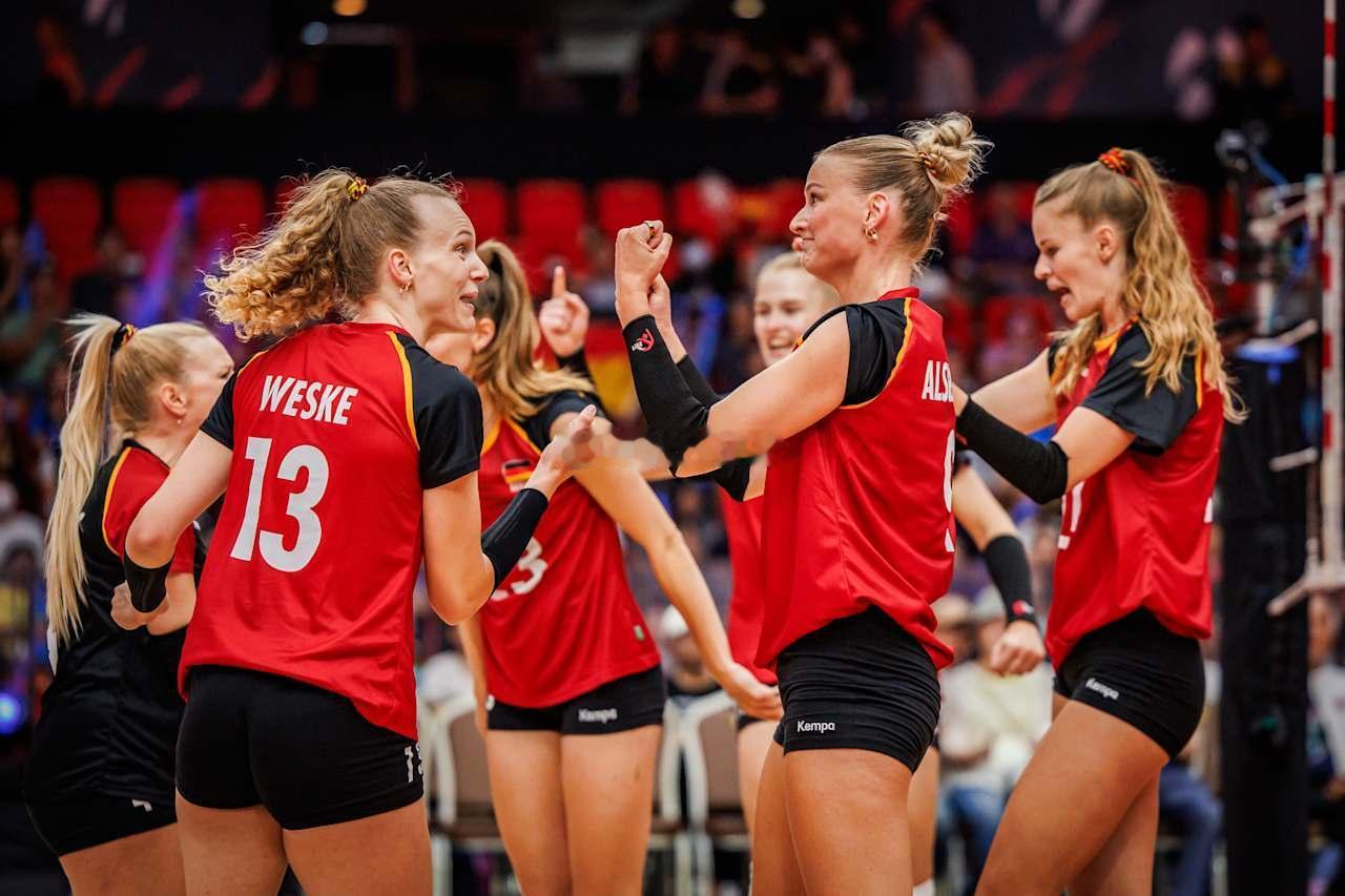 意大利女排3-0德国女排（1/8决赛）德国女排个人得分统计阿尔斯迈尔：10分（3