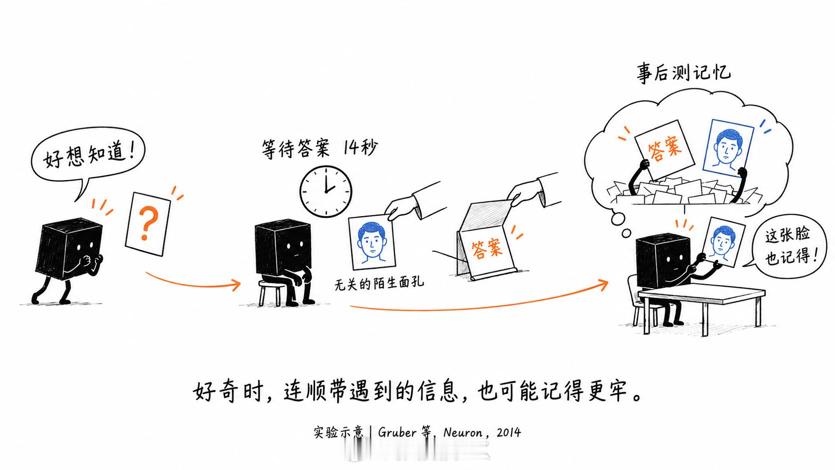 保持好奇心非常重要，因为它带来的记忆优势，可以超出我们原本好奇的那个问题。201