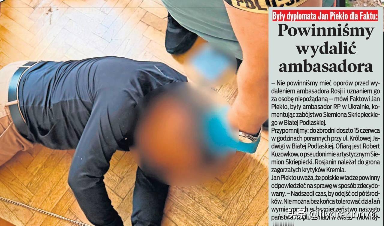 🇬🇪🇵🇱真有意思！一名持格鲁吉亚护照的人员在波兰被捕，涉嫌谋杀那位在逃的