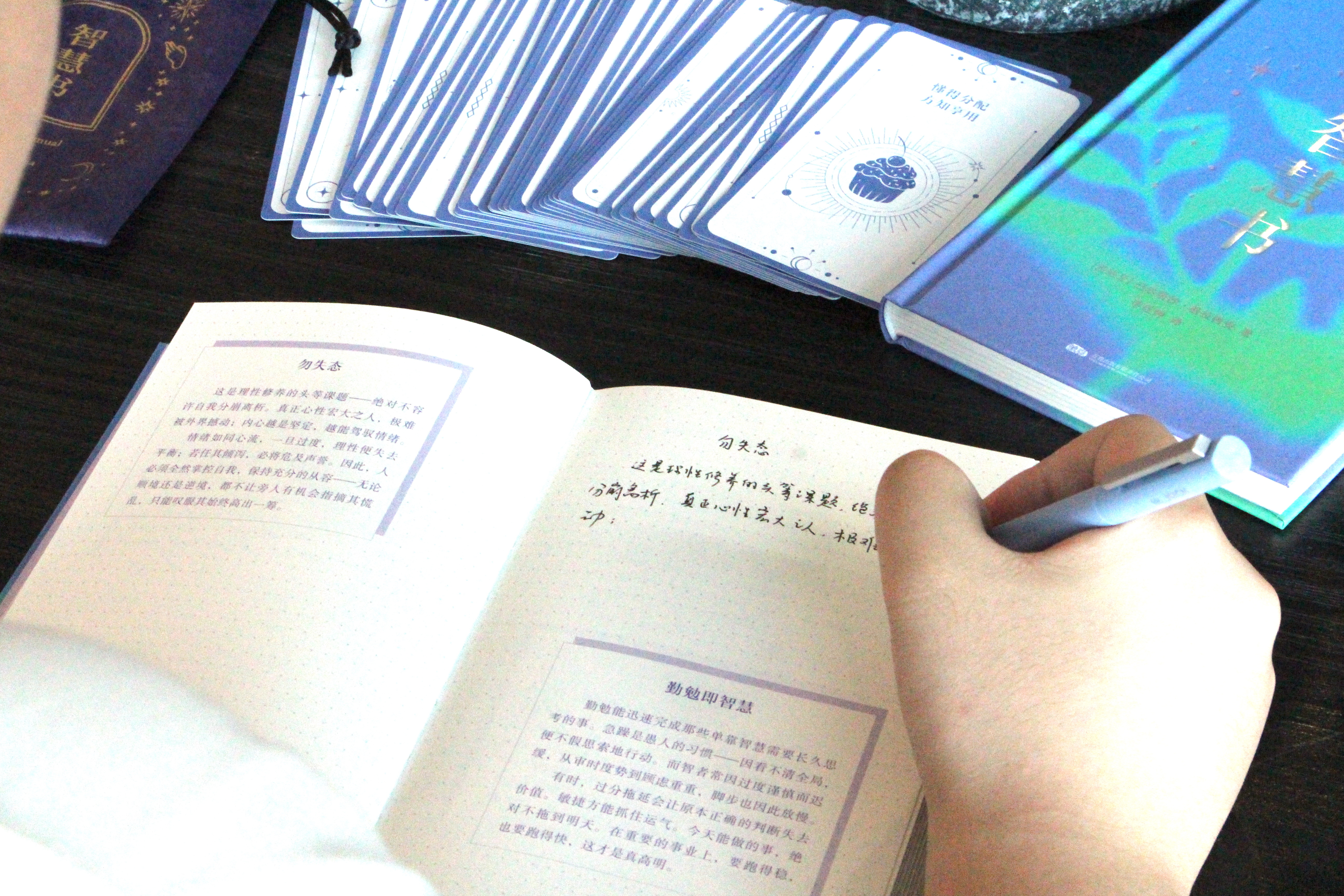 「世事依表象被接受，人心凭欲望而驱动。」| 《智慧书》 