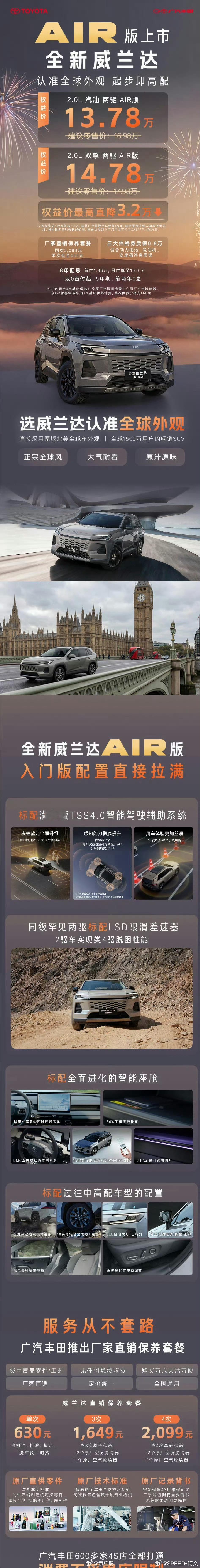 这价格相当于可以了！但我朋友年前刚花了17个买了荣放RVA4他说有点后悔了但还没