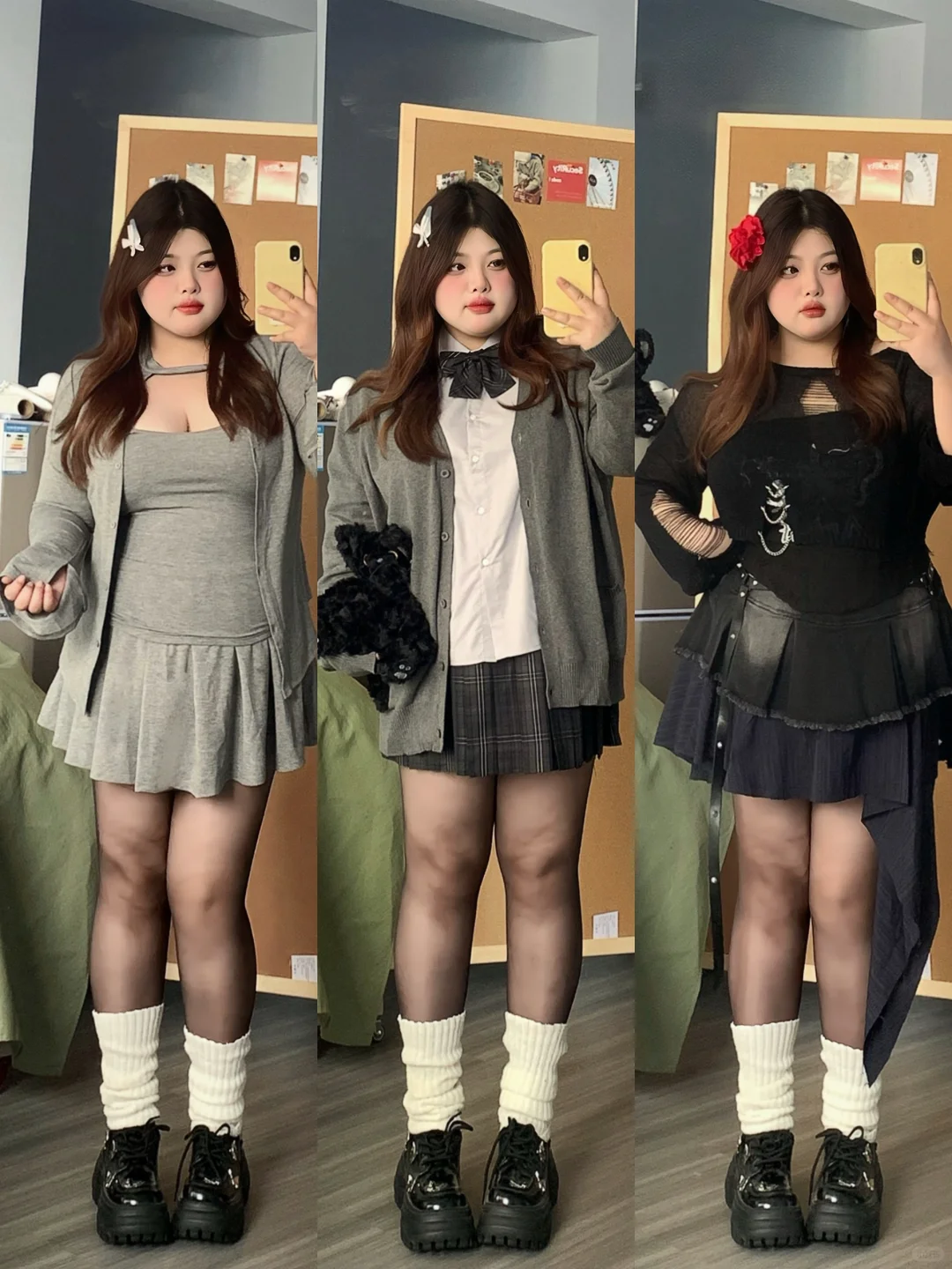 160cm180/🖤原来黑丝上身这么显瘦！💭