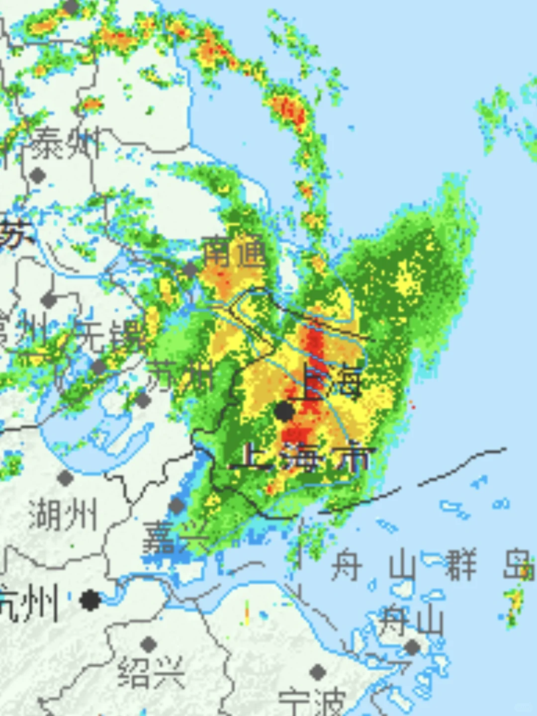 上海极端暴雨持续中，开启看海模式