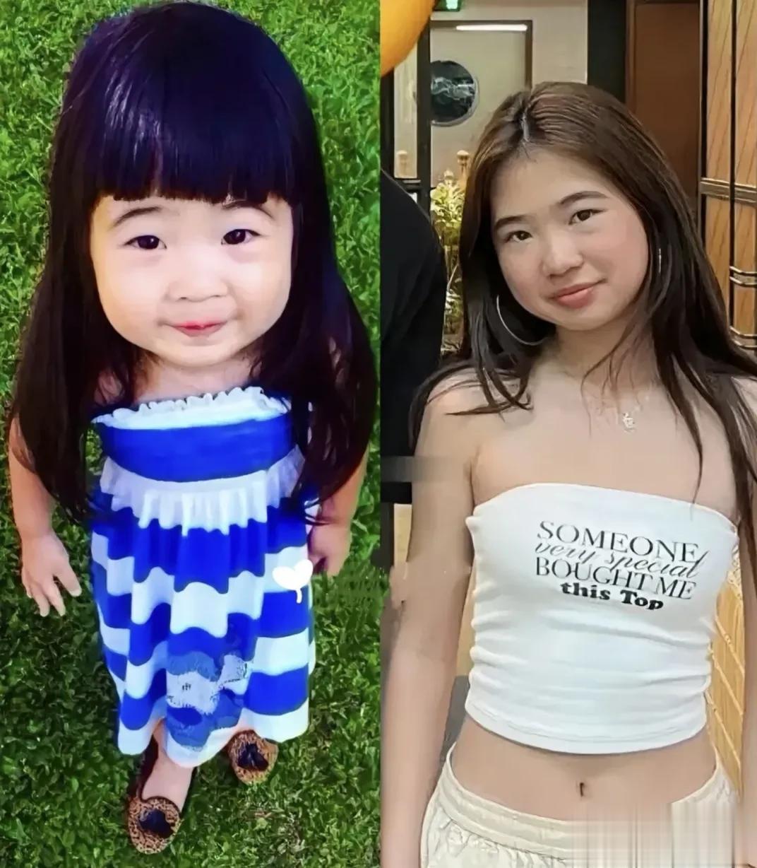 时间真的是过得太快了，当年曹格带着一对儿女上《爸爸去哪儿》恍如隔日，当年的情形的