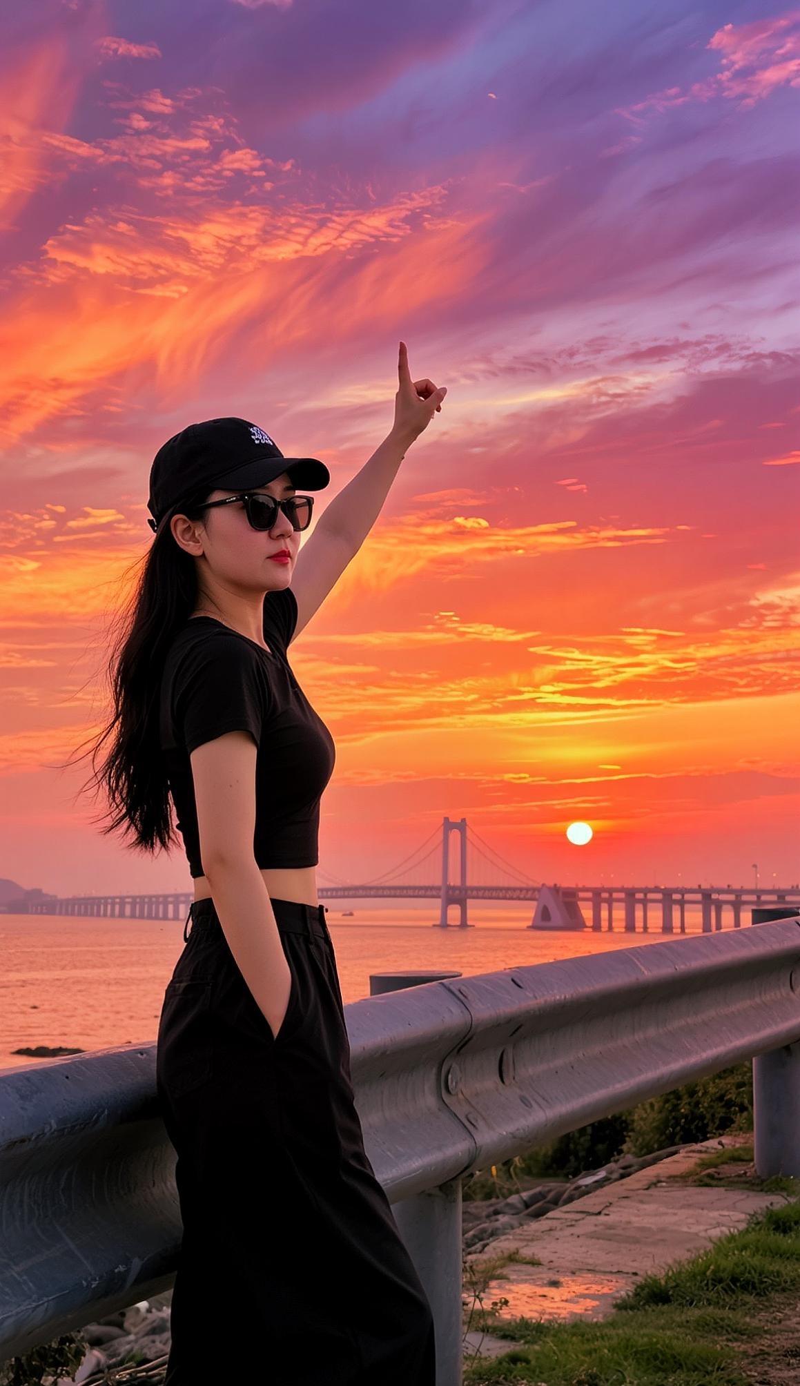 日落穿搭灵感 晚霞时尚穿搭