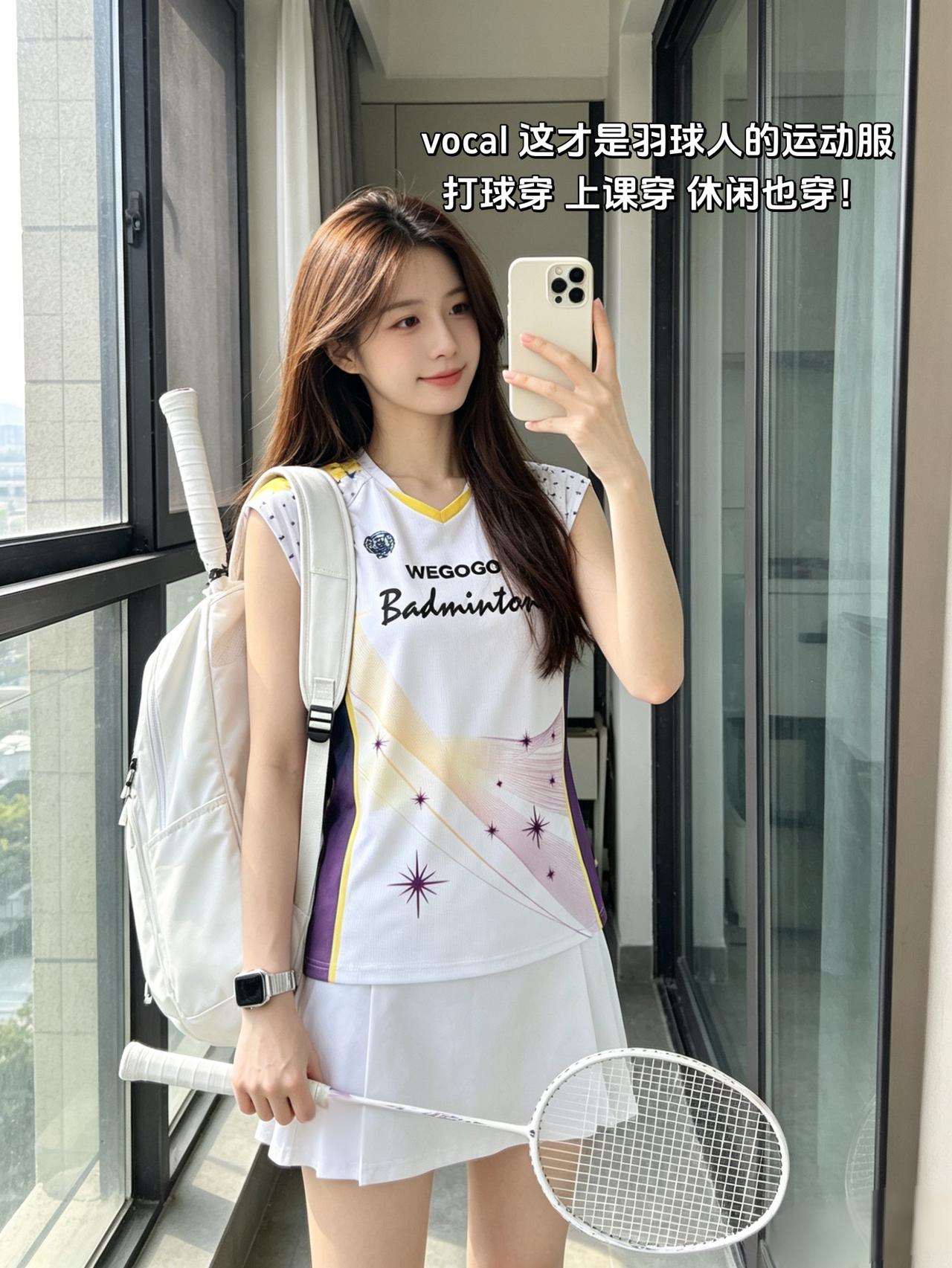 vocal 这才是羽球人的运动服
打球穿 上课穿 休闲也穿！