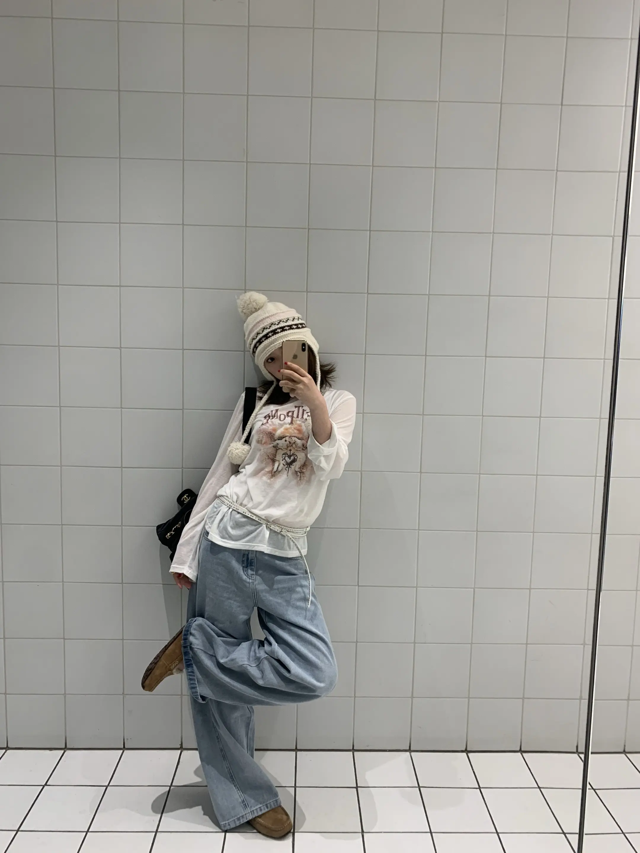 和爱豆合照