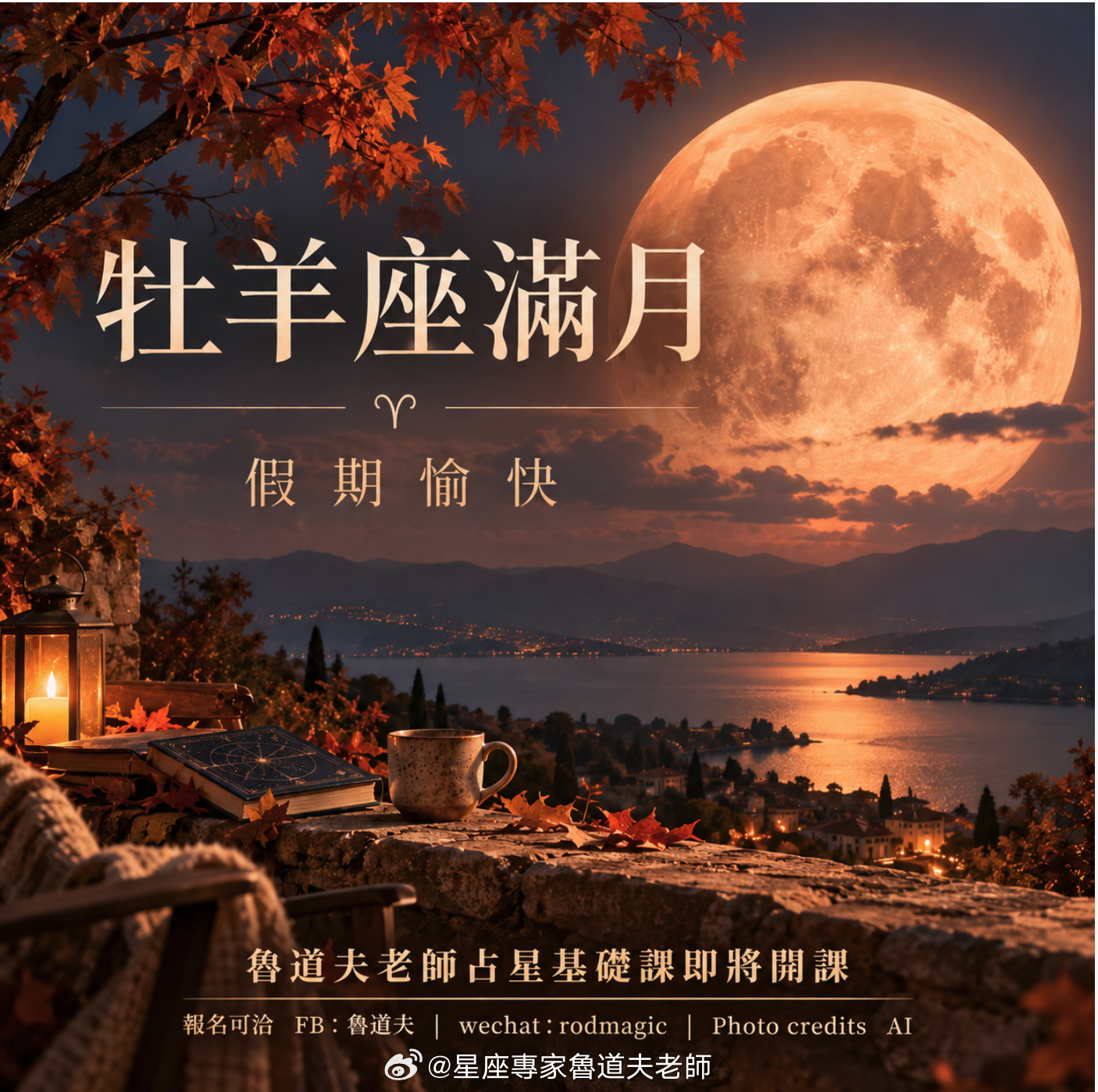 接下来我们将迎来牡羊座满月，这几天很多事情可能突然变得更积极有活力。牡羊座的主题
