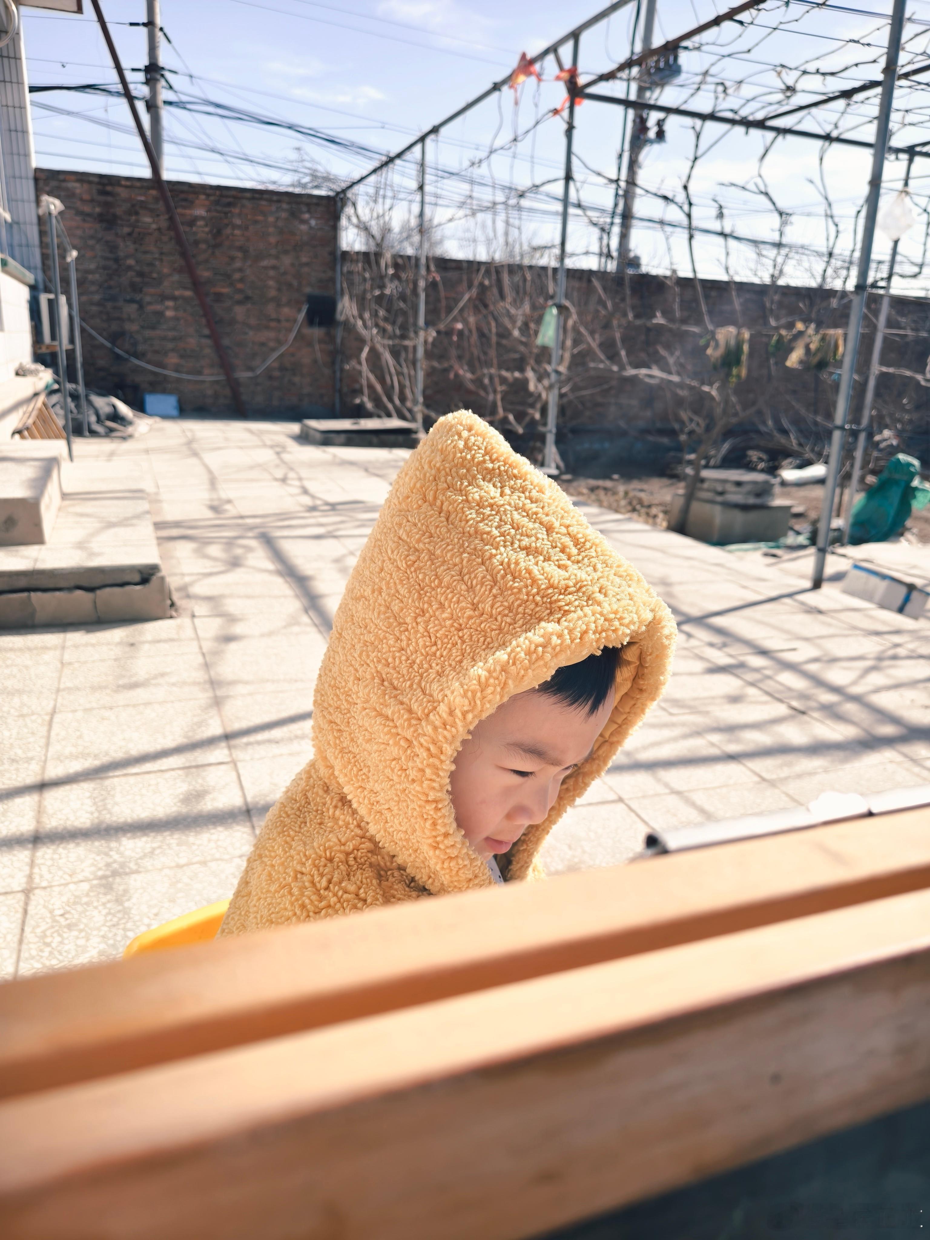 在沐浴阳光啦孩子在学123呢在微博过寒假亲子大玩家 天津