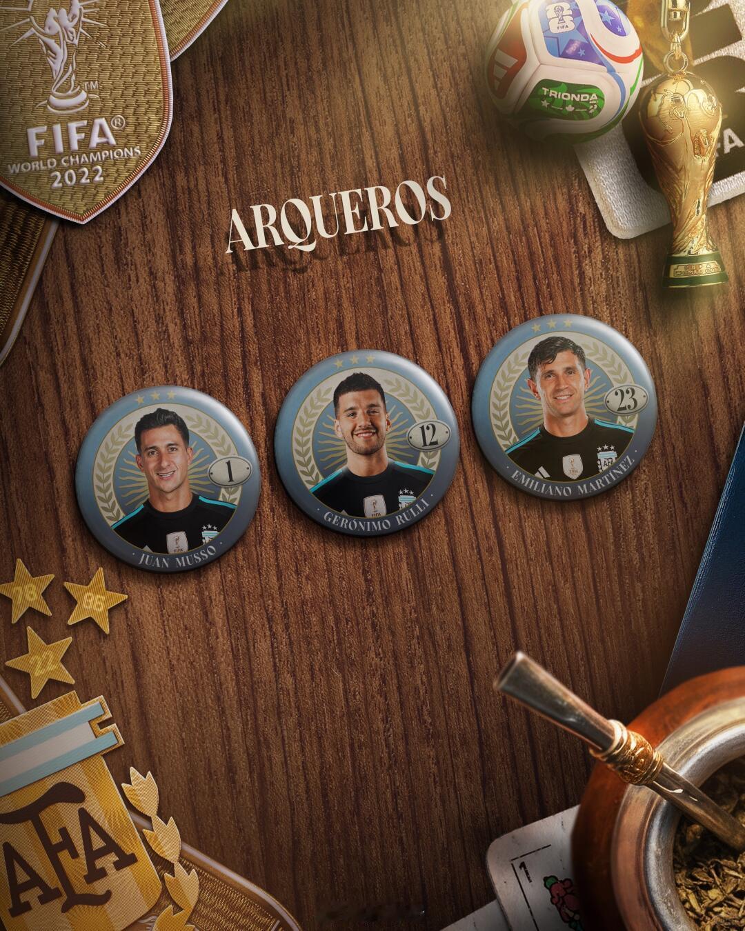 阿根廷 2026世界杯 26人大名单和球衣号码正式公布 🧤这个夏天继续燃起来吧