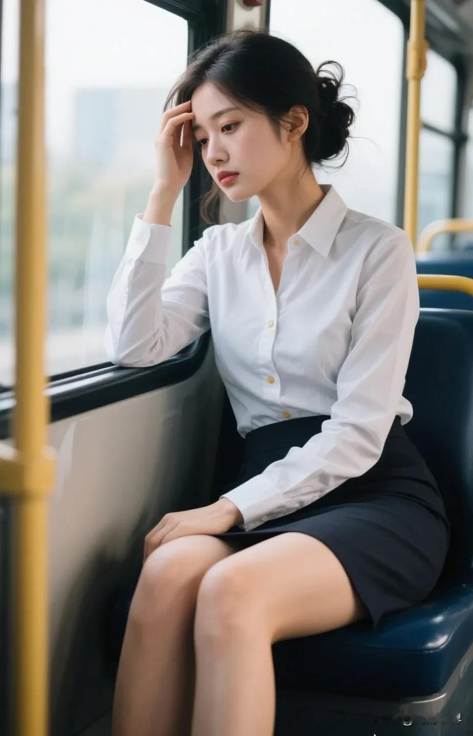 公交车上，被人一直盯着看该怎么办？
今天见完客户，看着时间还早，就坐公交回公司，