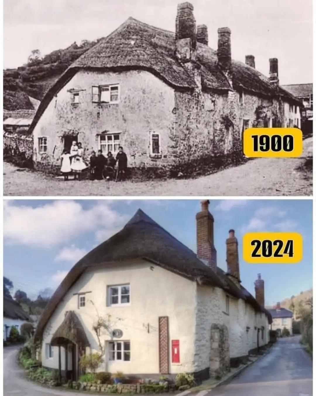 【老照片背后的故事】

比克小屋是布兰斯库姆村现存最古老的住宅之一，其起源可追溯