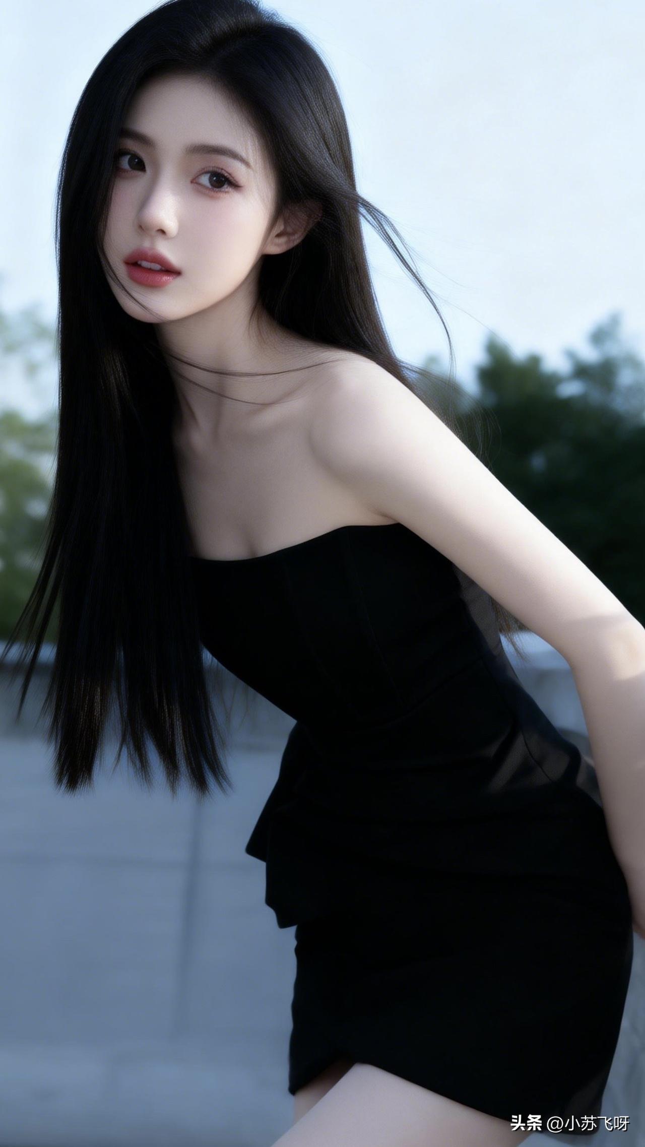 ：呐呐呐～一天天的～哪有这么多好看穿搭示范？[黑线]简单的裙子就好看了呀[黑线]