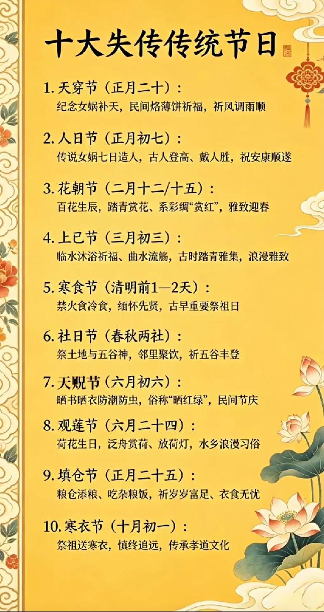 在西方蛮夷节日大行其道的时刻，
我们把自己传承了几千年的传统节日却忘掉了！
华夏