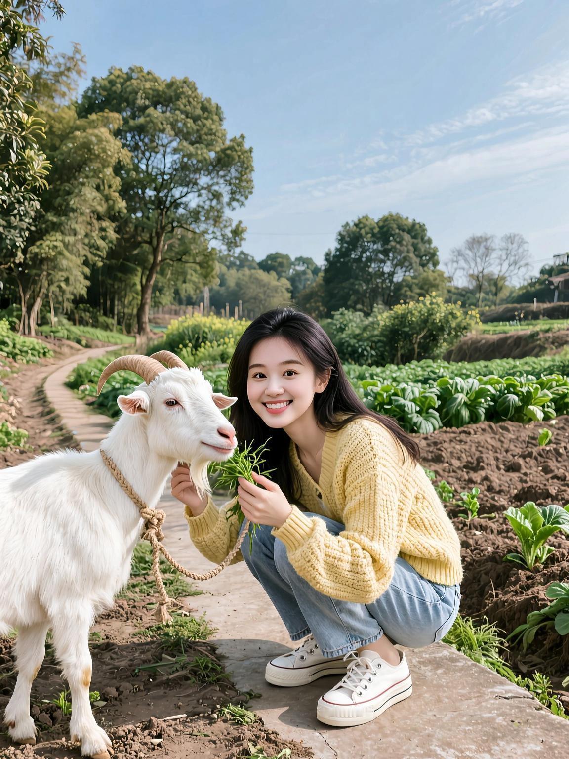 AI乡村投喂写真 抖音ai创作