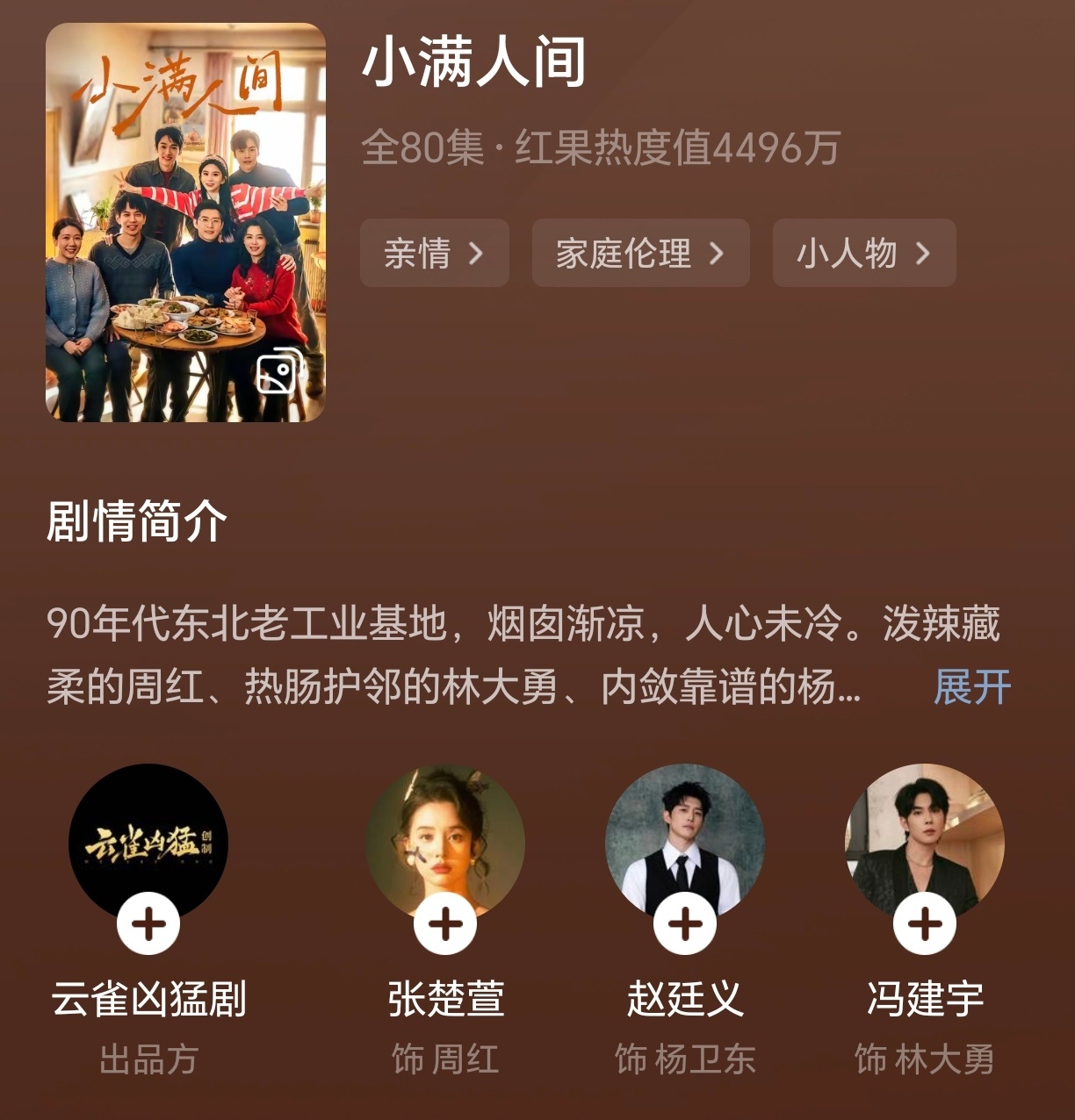 近期红果鉴赏满：《小满人间》很普通的东北下岗年代剧，拍得还不错，但剧情很水。《苏