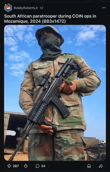 南非伞兵，这么多年装备没啥改变，老步枪换新战术部件