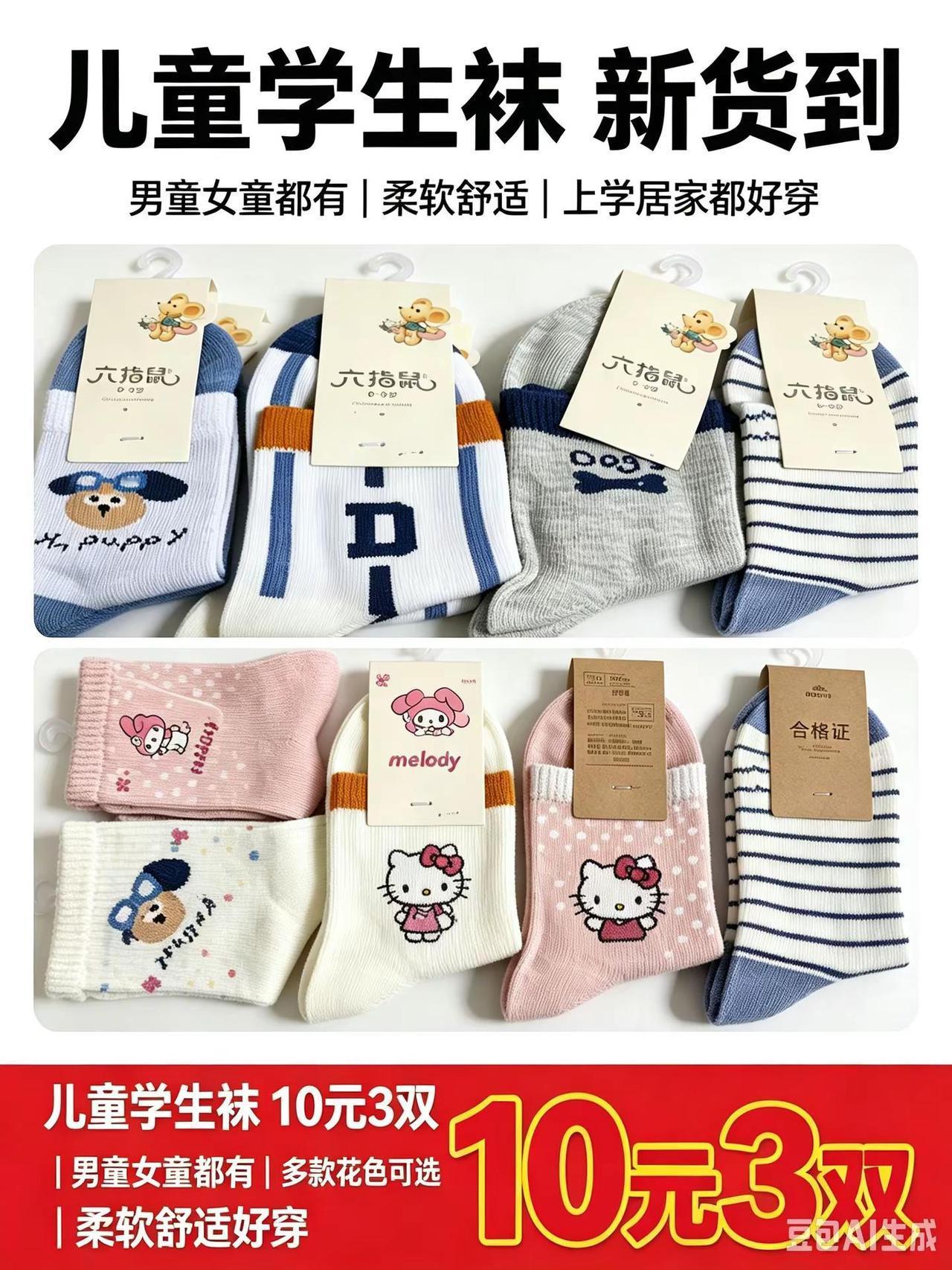 拍） 开学备袜子！学生小白袜10元3双✨上学体育课都合适，洛阳洛龙摆摊 地摊学生