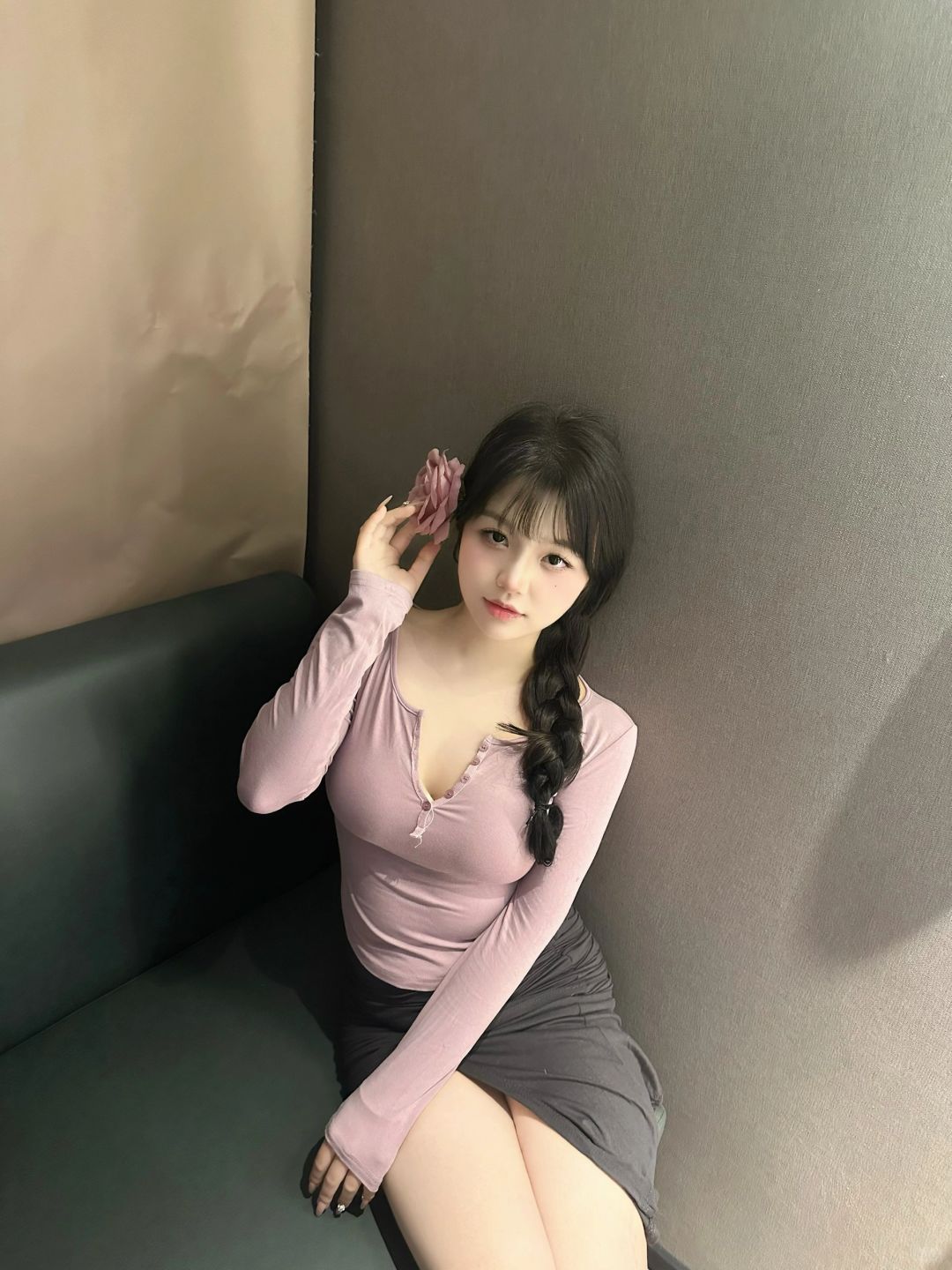 姐姐说紫色很有韵味