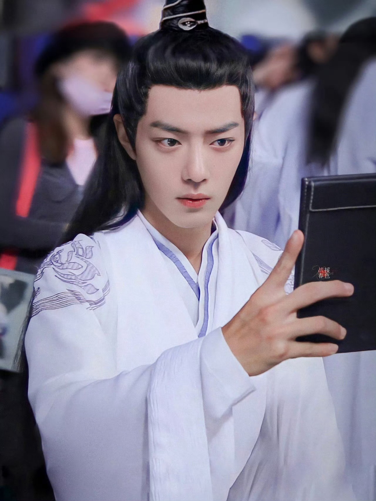 ♡⃝ 𝒍𝒐𝒗𝒆 ʚɞ ☽⋆❥ »» 肖战 白衣羡羡真是仙品，太好看太养眼