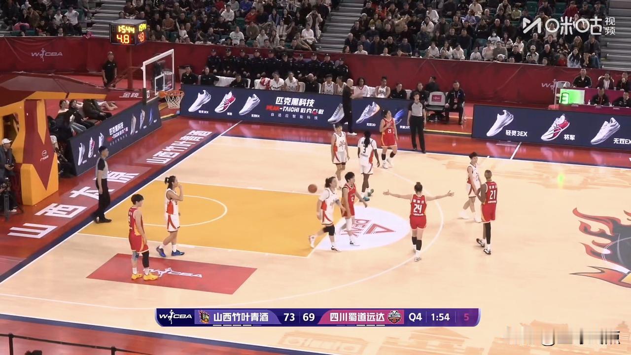 山西女篮78-74送四川女篮赛季第三败，陈玉婕22分，高颂20分

今晚七点半，