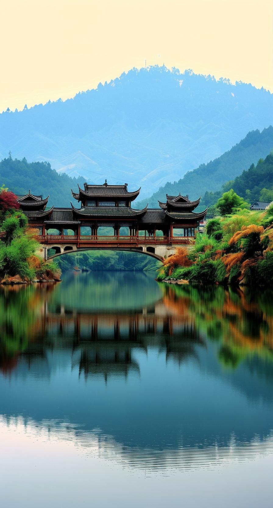 下联：下联：山东山西山连山

赏析：这幅对联的下联“山东山西山连山”与上联“湖南