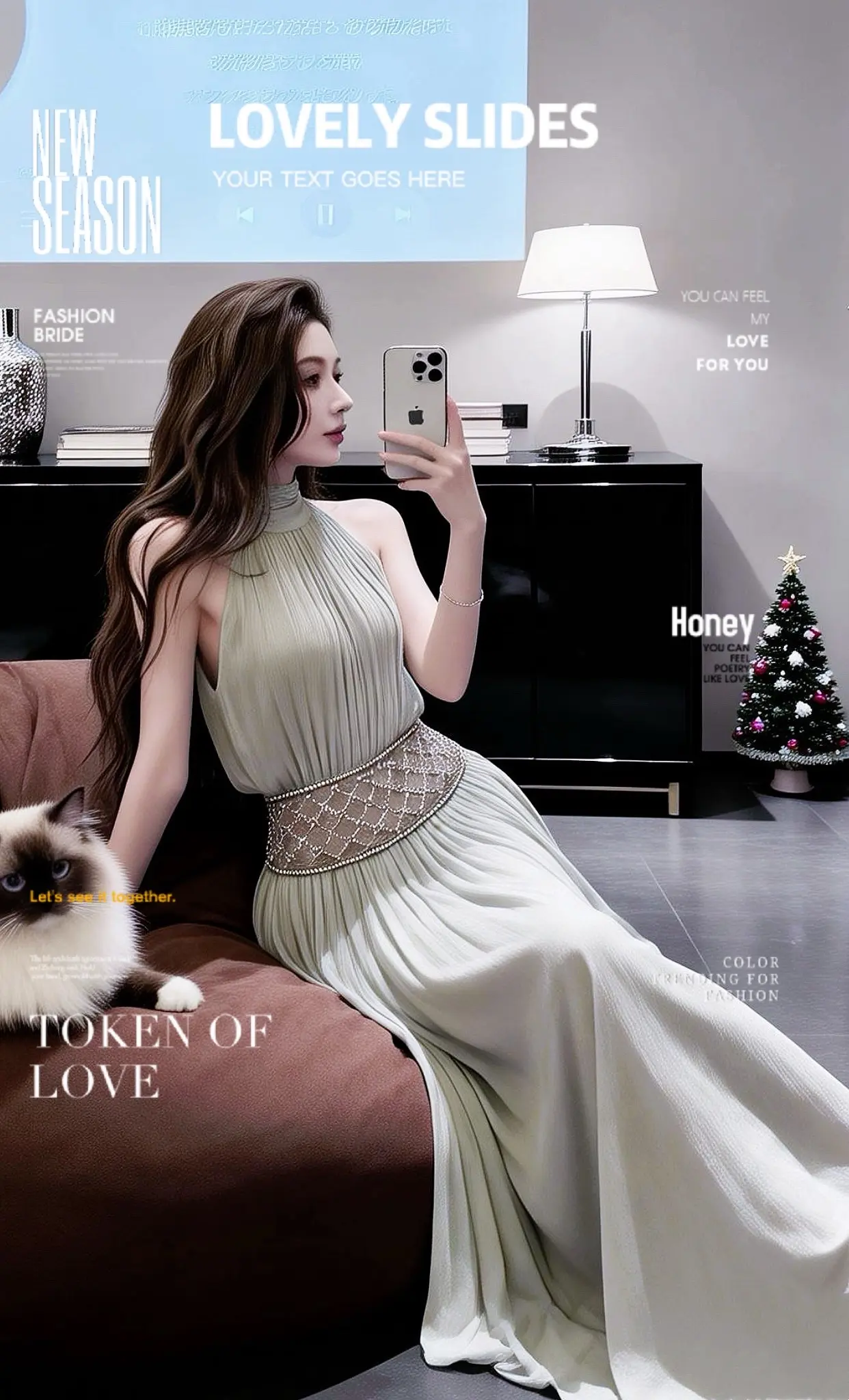 如何将长裙穿出氛围感 温柔风穿搭 御姐范儿