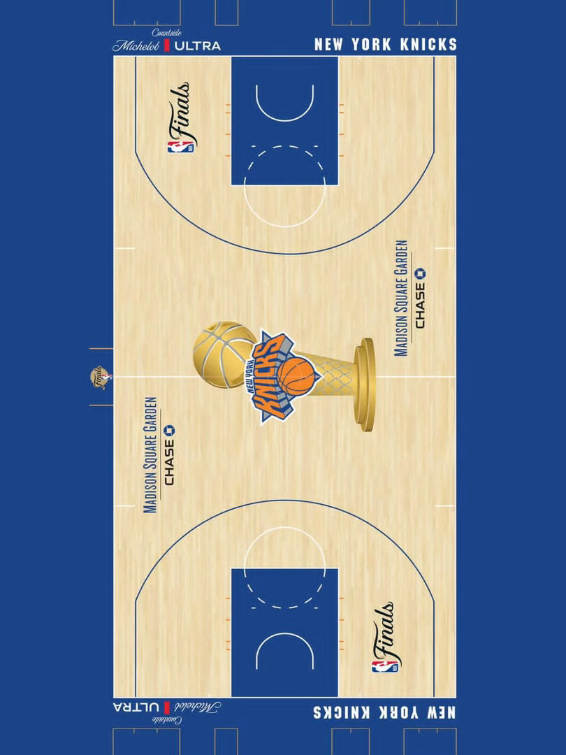 NBA总决赛地板有那味儿了NBA发布总决赛地板样式，奥布莱恩杯回归！奥布莱恩杯图