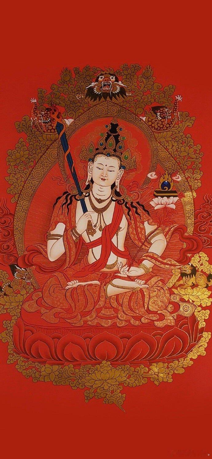 遇见文殊菩萨别划走，许个愿吧，见者皆好运！ ​​​